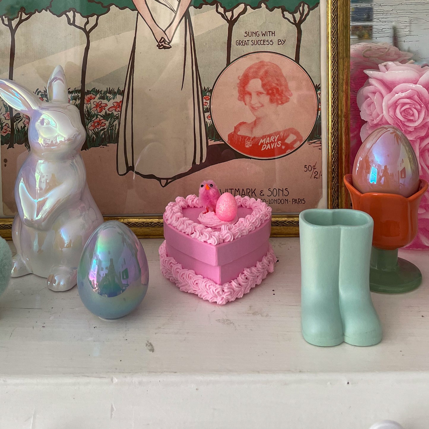 pink peep trinket box