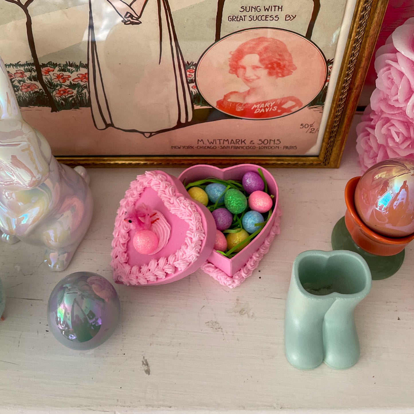 pink peep trinket box