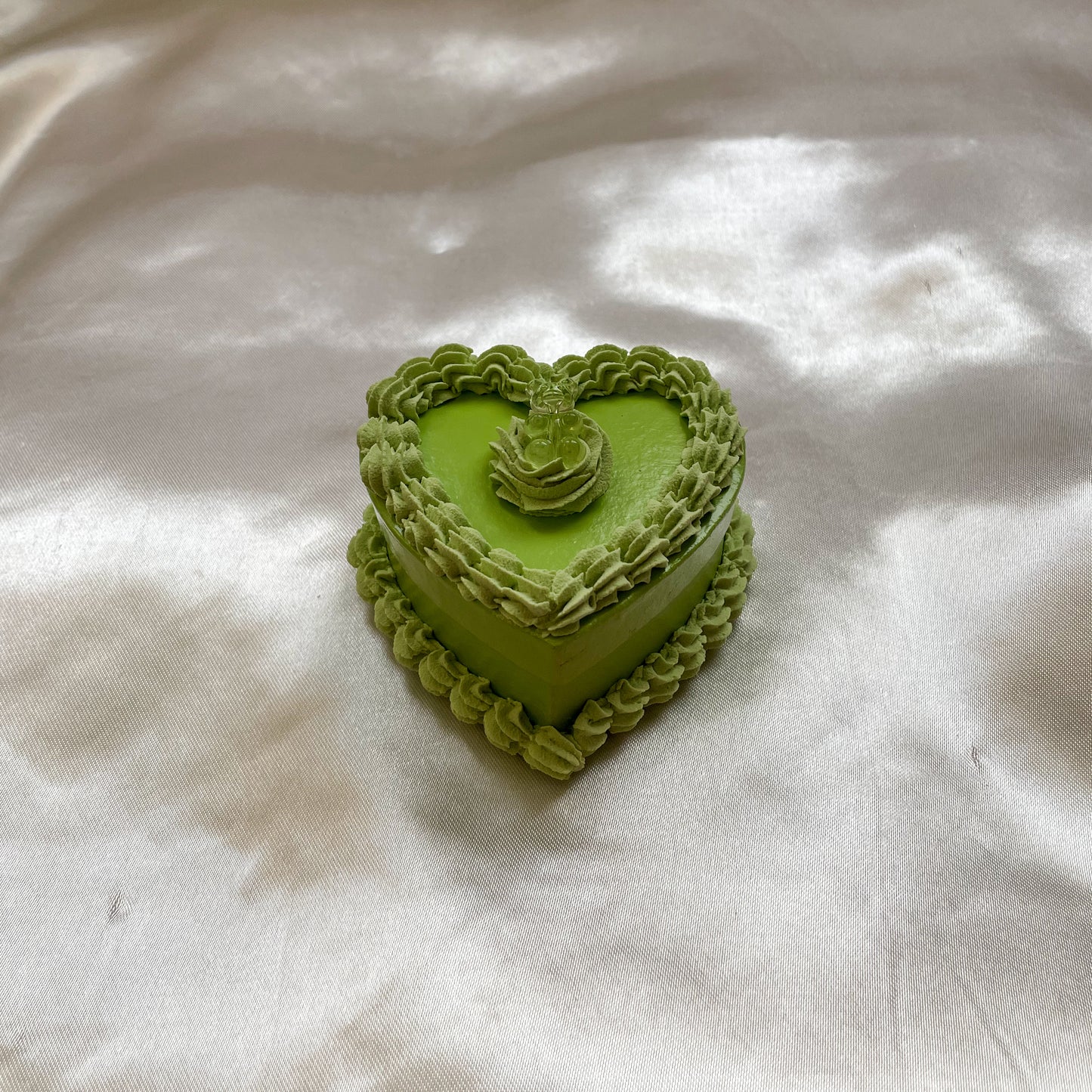 green gummy bear trinket box